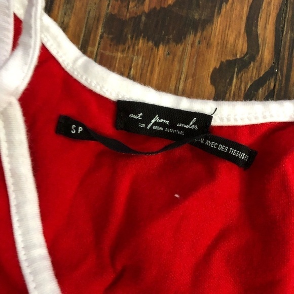 URBAN OUTFITTERS red and white bodysuit - Picture 3 of 3